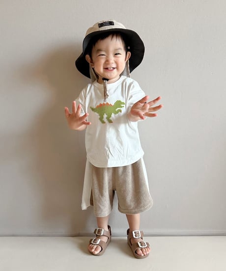 CLOUDY, FINE LATER　CUBE DINO Tシャツ　522-563002