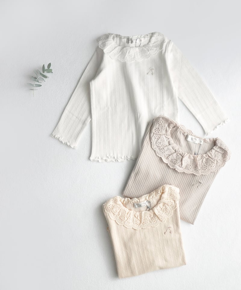 coto cotte ラッフルレースTシャツ 722-651022 | TAKARAYA ON