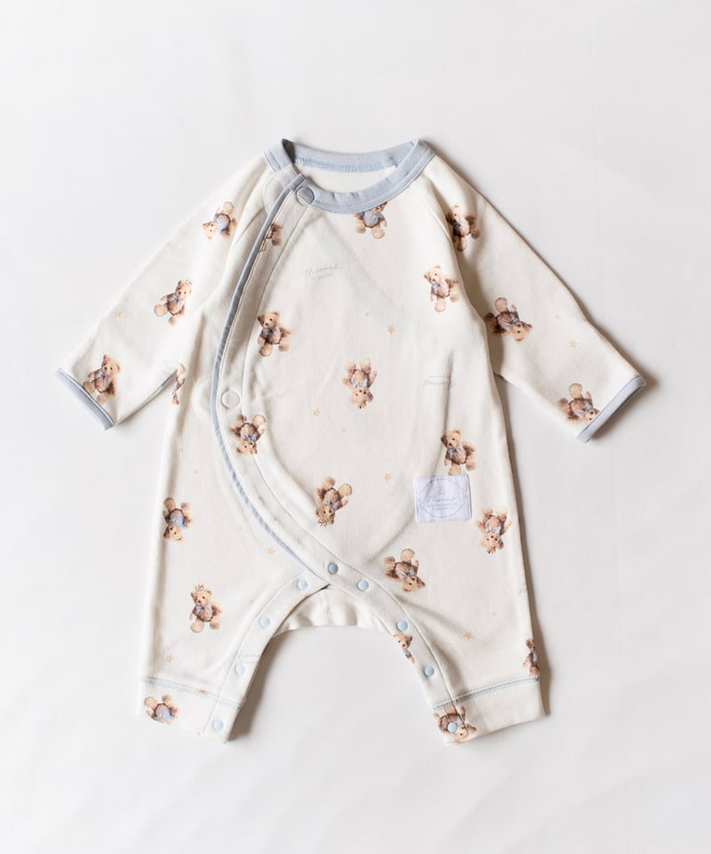 mocmof ロイヤルベア柄かんたんロンパース 622-651043 | TAKARAYA O