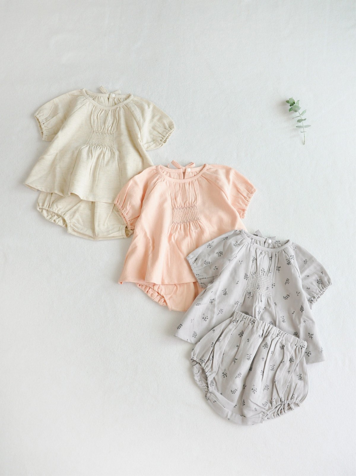 coto cotte スモッキング刺繍ミルキースーツ 722-661012 | TAKARAY