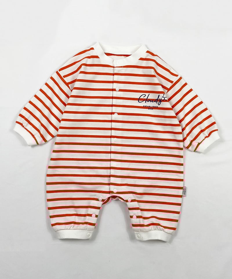 CLOUDY, FINE LATER BABYボーダーロンパース 522-551007 | T