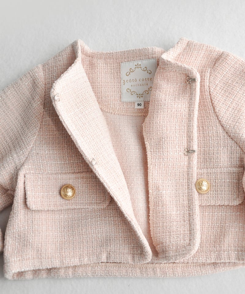 coto cotte ツイードジャケット 722-653034 | TAKARAYA ONLI