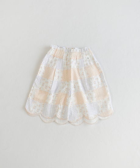 coto cotte　夏らくスカラップパンツ（6分）　722-664034 [ 〜140cm ]