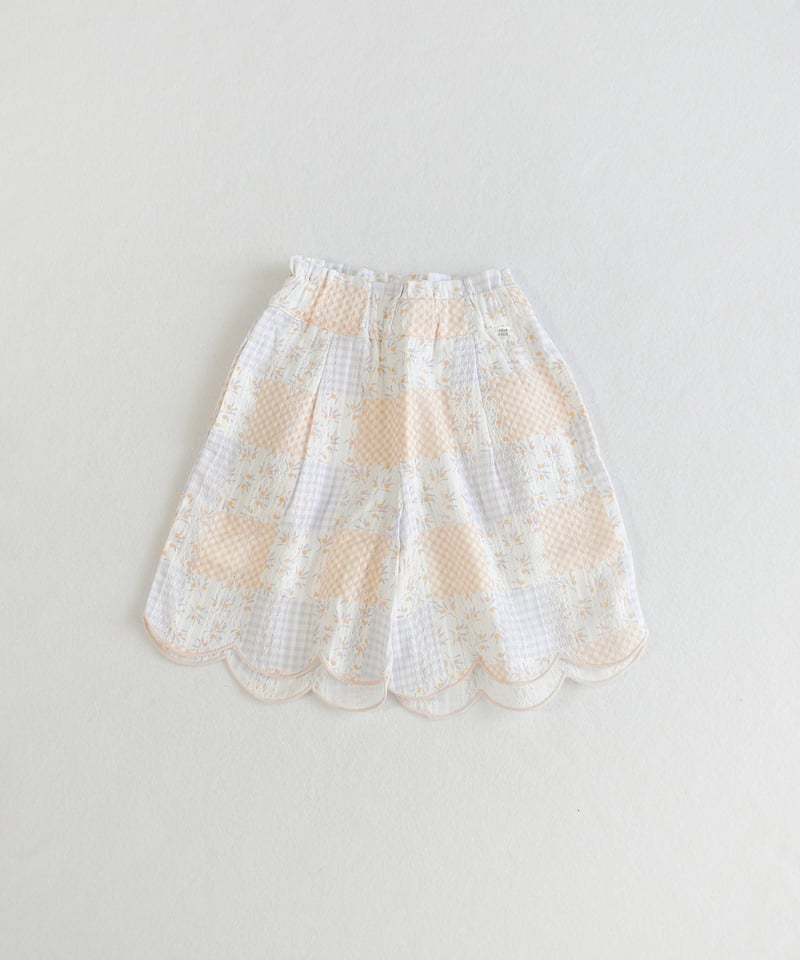 coto cotte 夏らくスカラップパンツ（6分） 722-664034 [ 〜140cm
