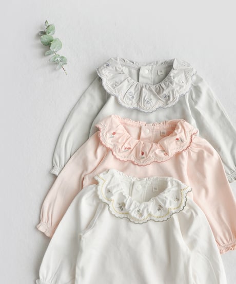 coto cotte　春の花刺繍ボディスーツ　722-651015