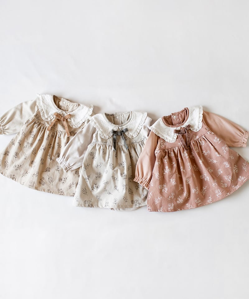 momof おめかし花柄ロンパース 622-576218 | TAKARAYA ONLINE