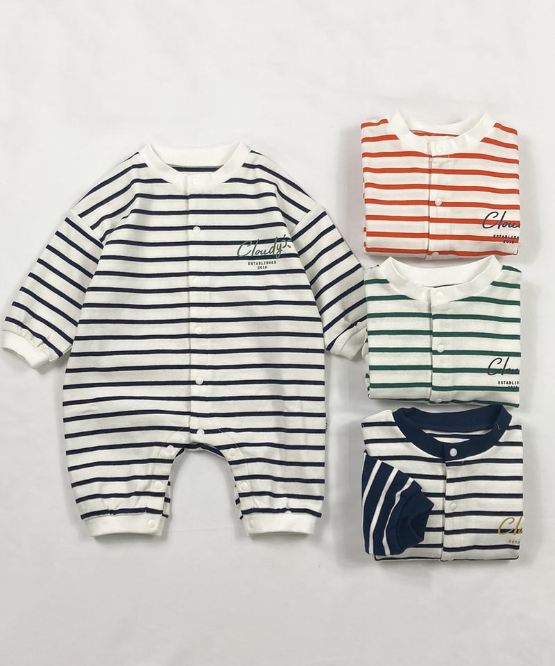 FCRB BABY SET LIGHT BLUE ベビー ロンパース 即日 Next：日本 ブルー - ベビー ツーウェイジップ コットン 100