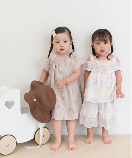 coto cotte　夏らくスカラップパンツ（6分）　722-664034 [ 〜140cm ]