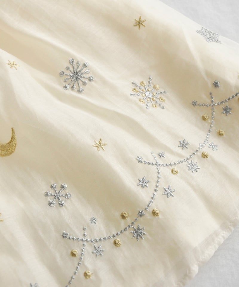 coto cotte 裾刺繍シアーパフワンピ 722-471056 | TAKARAYA ON coto cotte 裾刺繍シアーパフワンピ 722-471056 | TAKARAYA ON