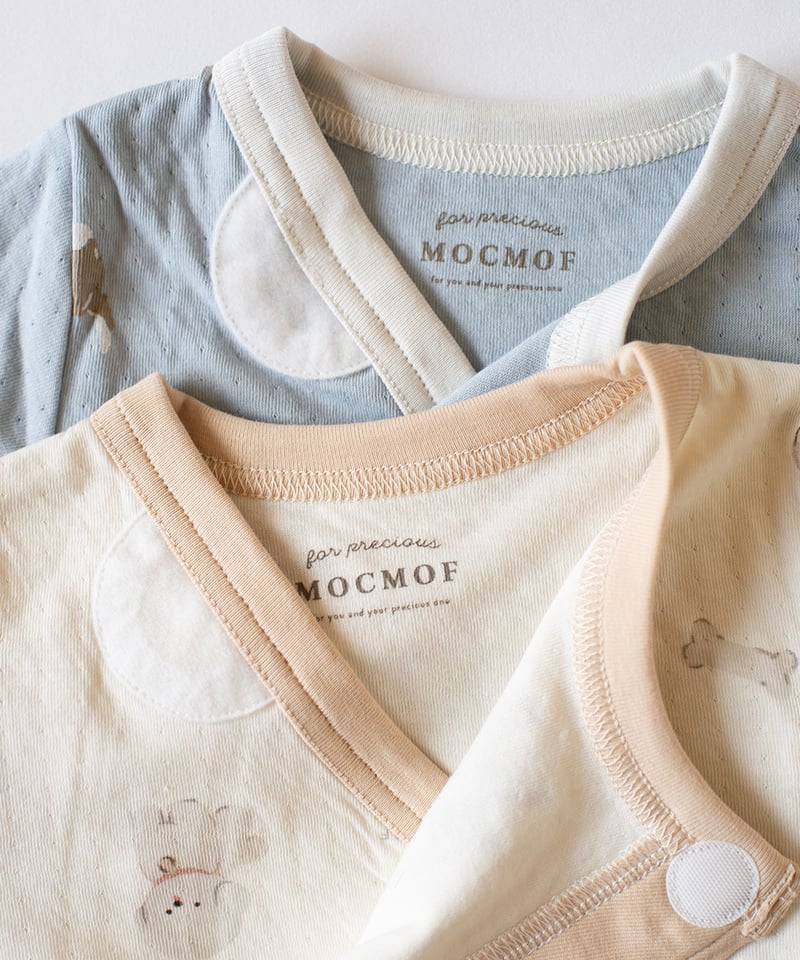 mocmof わんこ柄かんたんロンパース 622-574255 | TAKARAYA ONLI