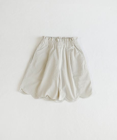 coto cotte　夏らくスカラップパンツ（6分）　722-664034 [ 〜140cm ]
