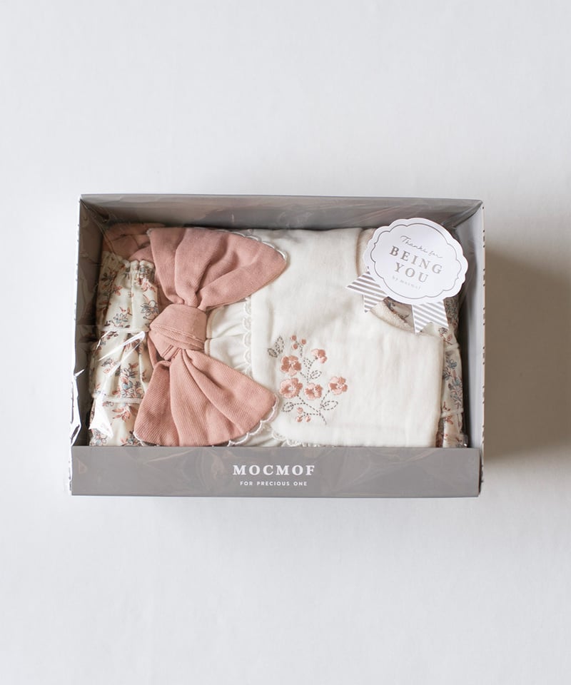 mocmof おめかしギフトセット（花刺しゅう）【箱入り】 622-650014