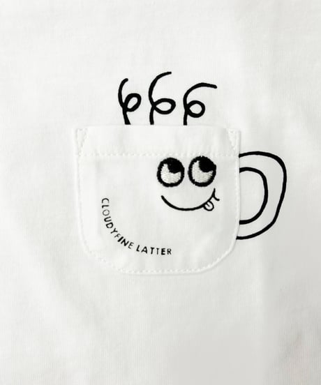 CLOUDY,FINE LATER　カフェ君 バックプリント ロンパース　522-663012