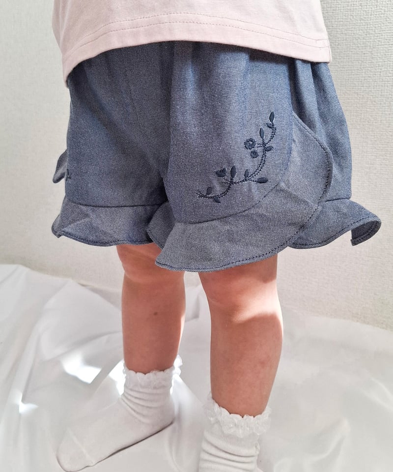 coto cotte ひらひら花刺繍パンツ 722-664031 | TAKARAYA ONL