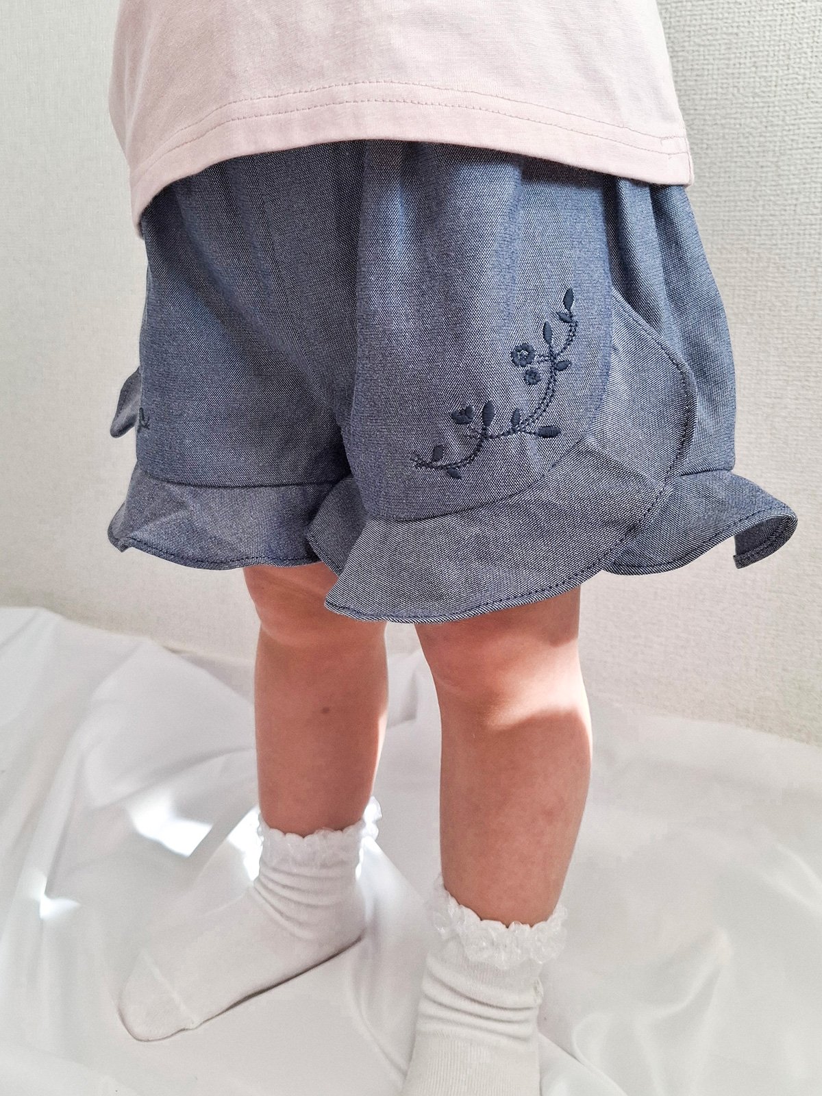 coto cotte ひらひら花刺繍パンツ 722-664031 | TAKARAYA ONL