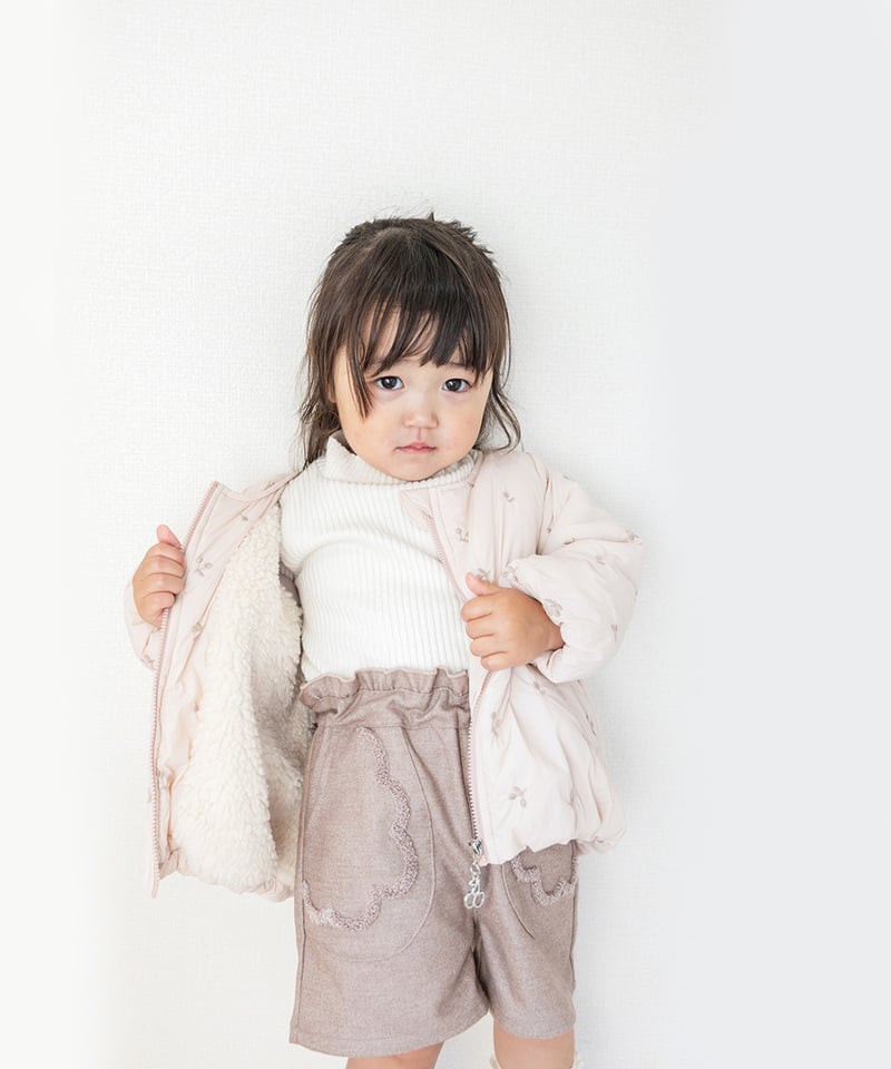 coto cotte さくらんぼ刺繍ナイロンジャケット 722-476033 | TAKARA