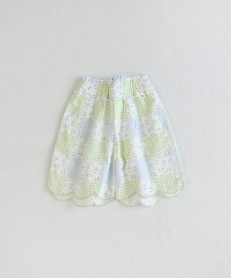coto cotte　夏らくスカラップパンツ（6分）　722-664034 [ 〜140cm ]