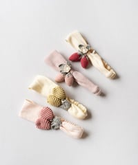 mocmof　編みモチーフ付きヘアバンド　622-651053