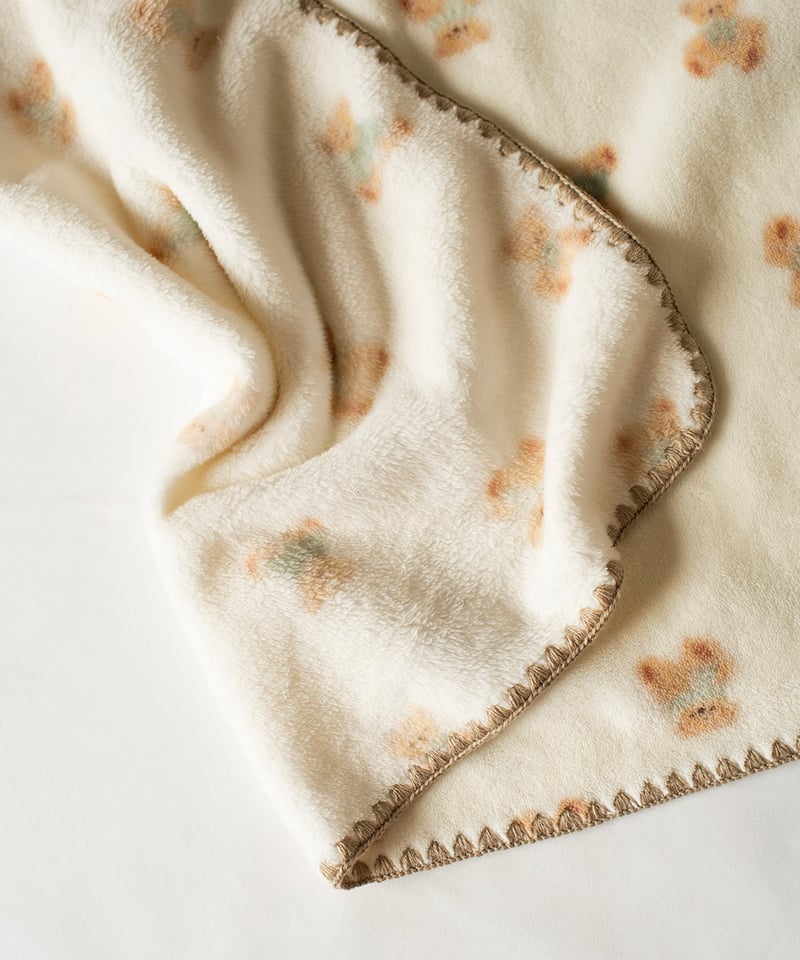 ◎94.キラキラくま　ブランケット 楽天市場】毛布 クマ 熊柄 ブランケット ひざ掛け 羽織る 厚手