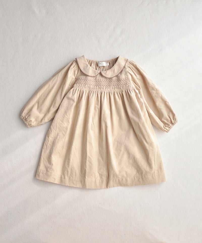 coto cotte コール天スモッキング刺繍ワンピース 722-576033 | TAKAR