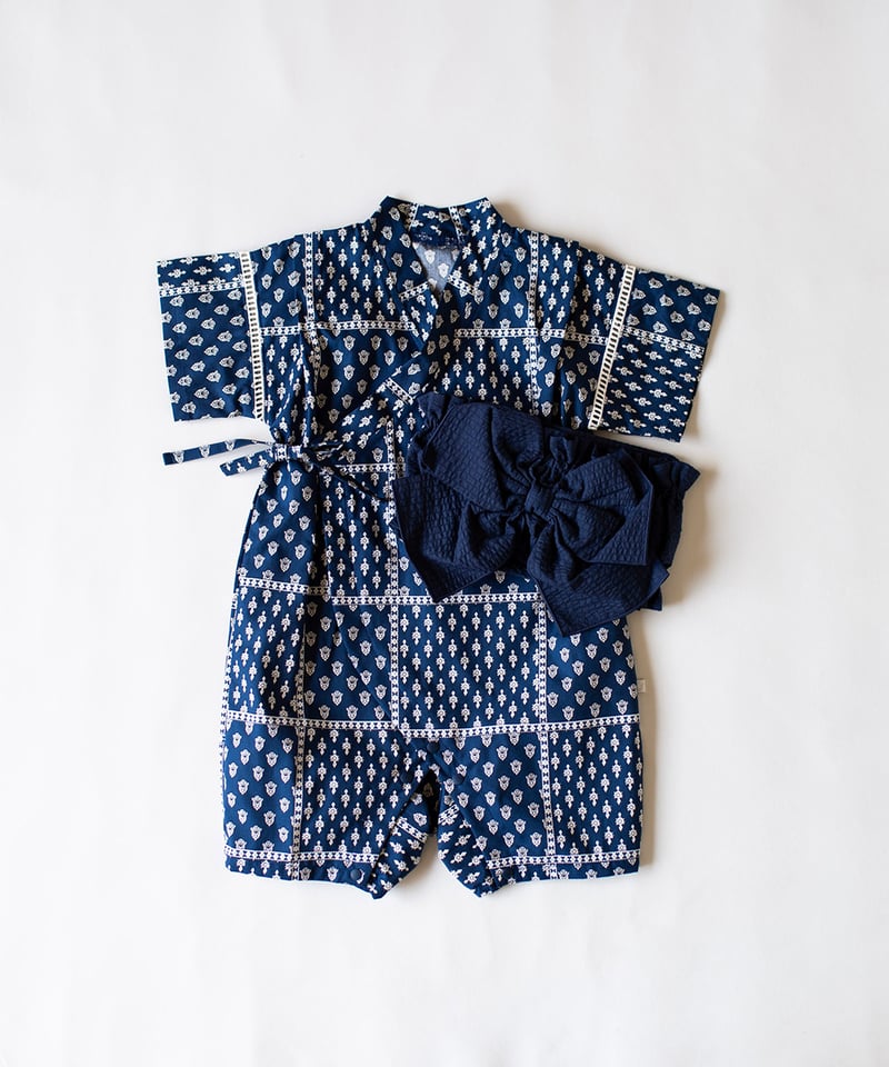 mocmof 帯付き浴衣 ロンパース 622-566142 | TAKARAYA ONLINE mocmof 帯付き浴衣 ロンパース 622-566142 | TAKARAYA ONLINE