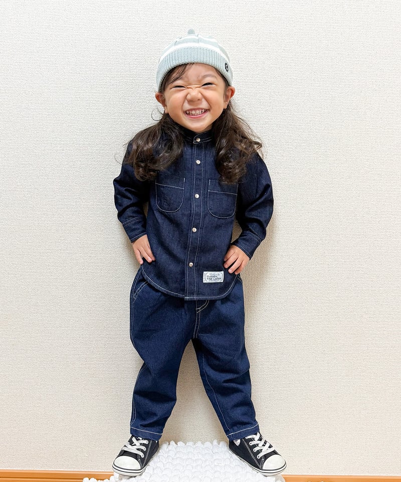 CLOUDY,FINE LATER ゆったりデニムパンツ 522-657021 | TAKAR