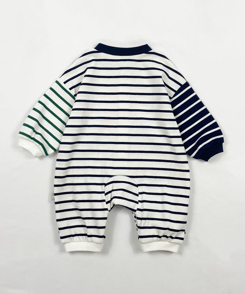 CLOUDY, FINE LATER BABYボーダーロンパース 522-551007 | T