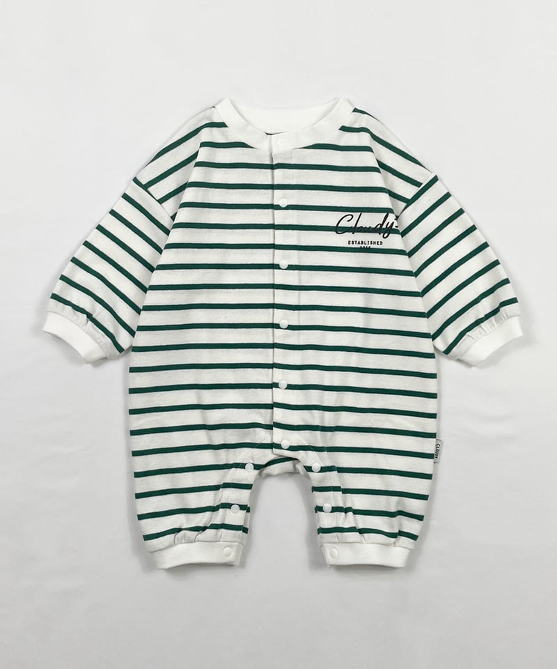CLOUDY, FINE LATER BABYボーダーロンパース 522-551007 | T