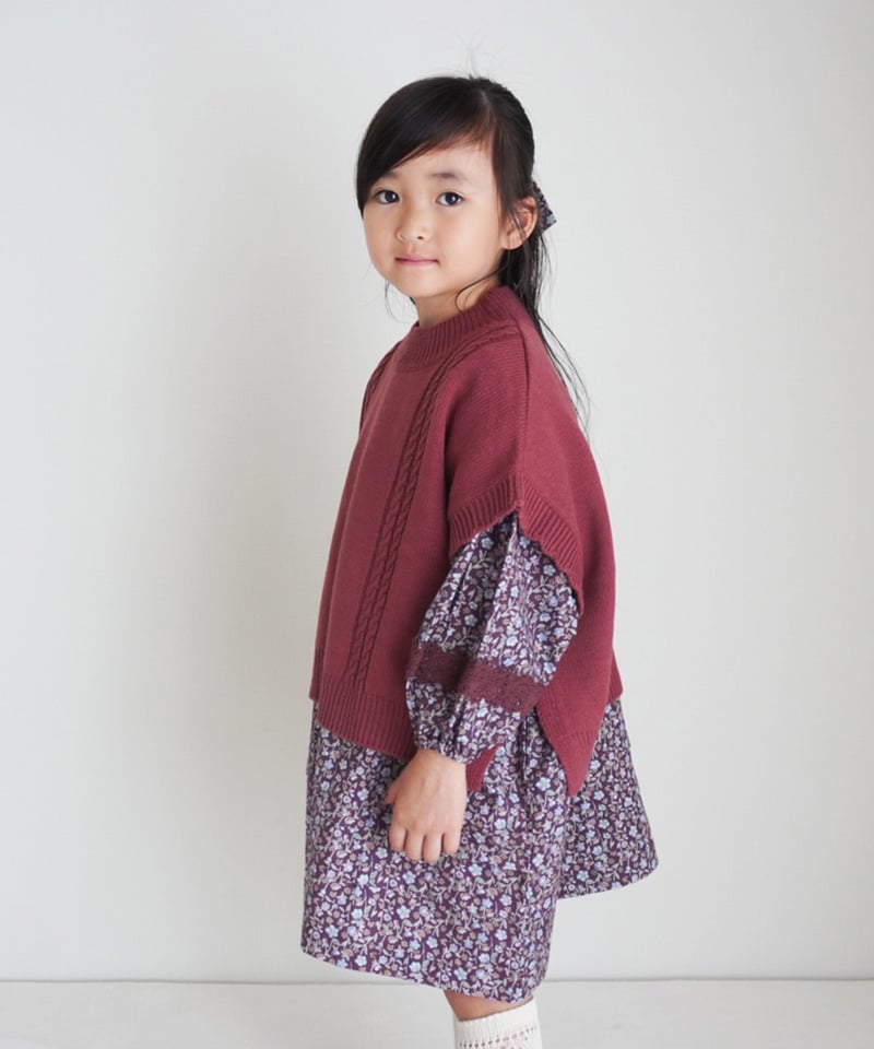 coto cotte スカラップニットベスト 722-477040 | TAKARAYA ON coto cotte スカラップニットベスト 722-477040 | TAKARAYA ON