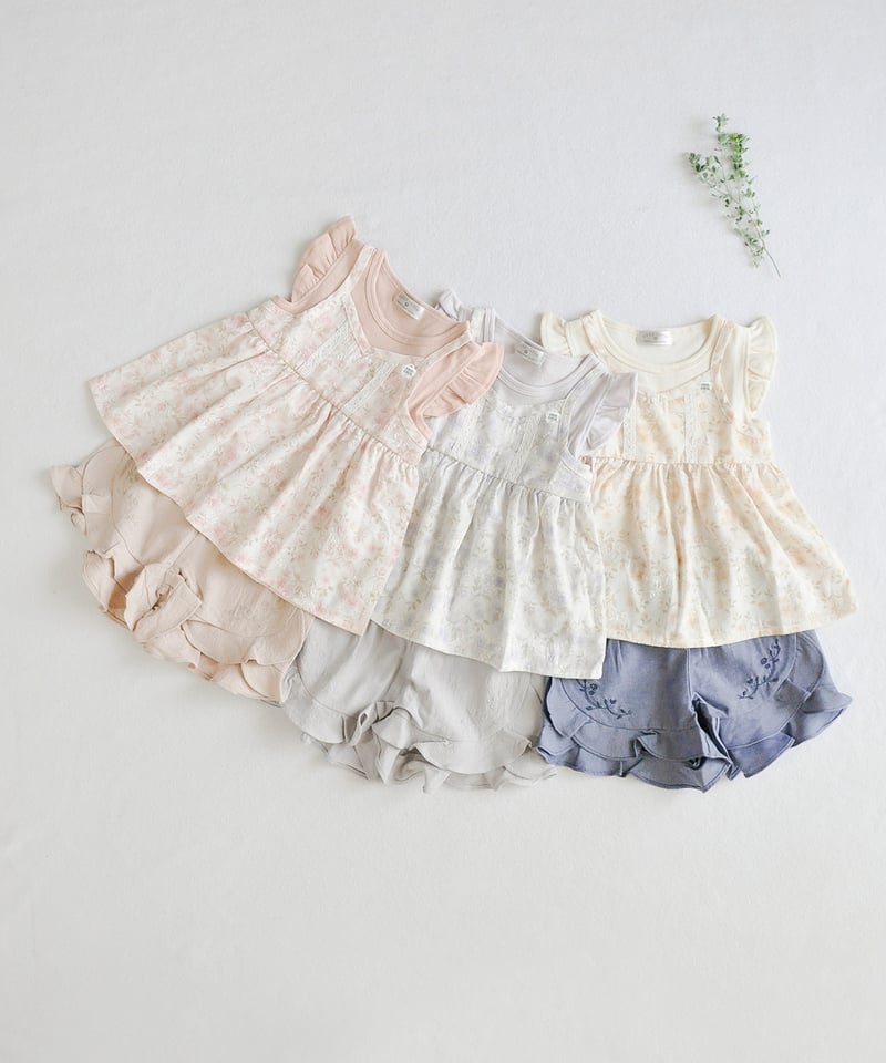 coto cotte 花柄ドッキングTシャツ 722-664037 | TAKARAYA ON
