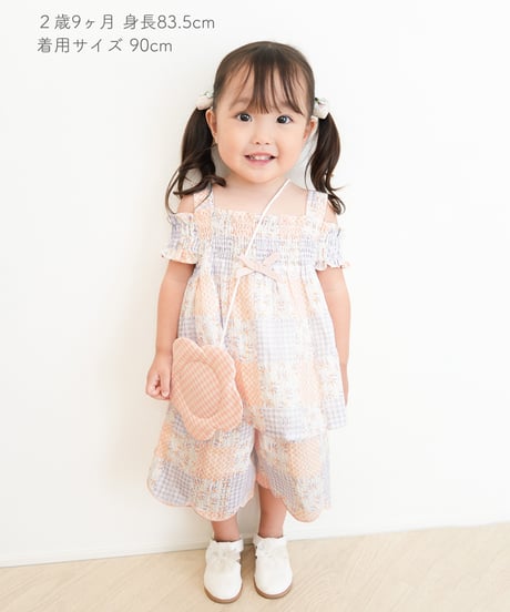 coto cotte　夏らくスカラップパンツ（6分）　722-664034 [ 〜140cm ]