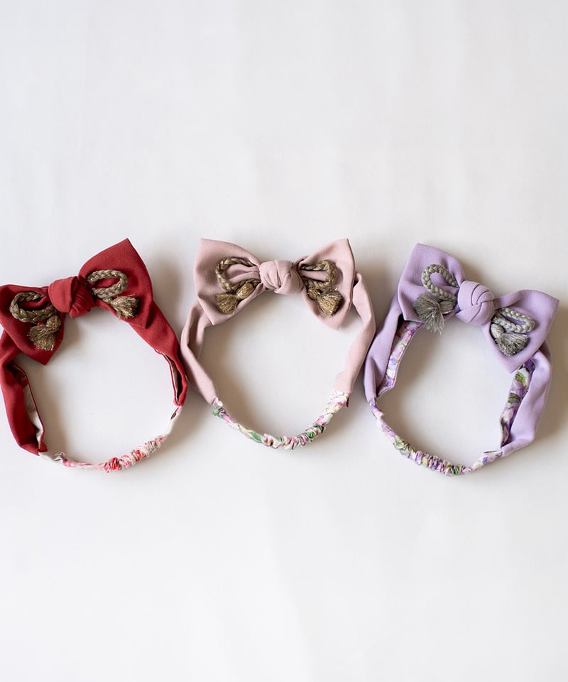 ♢Mimi No.⑥⋈ ヘアゴム ハンドメイドリボン ⋈ ♢Mimi No.⑥⋈ ヘアゴム ハンドメイドリボン ⋈ リボンヘアゴム