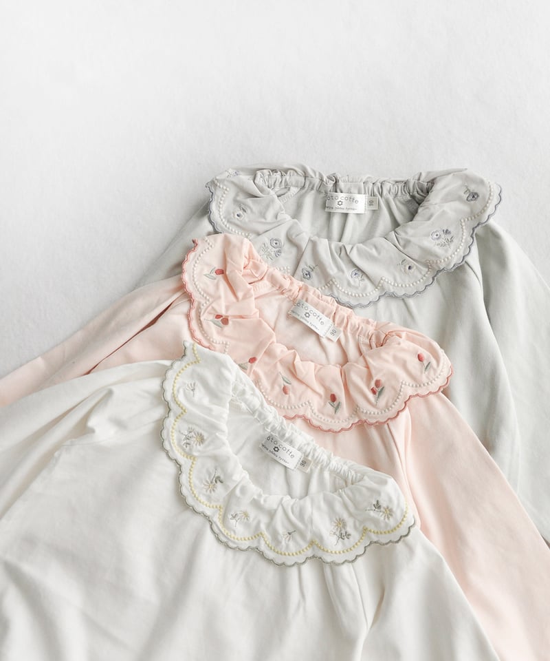 coto cotte 春の花刺繍カットブラウス 722-651016 | TAKARAYA O