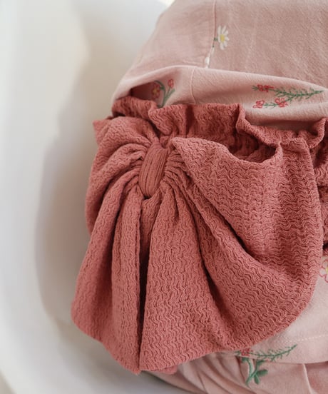 coto cotte　ふわリボン2Pゆかた （花刺繍）　722-664044