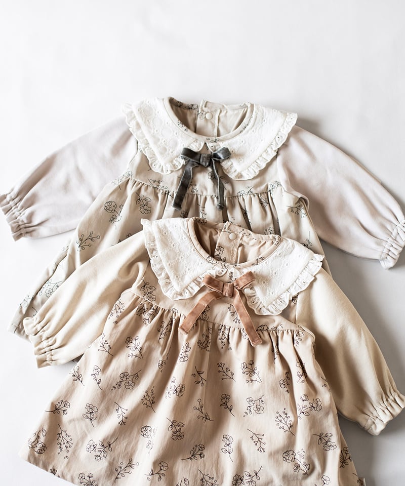 momof おめかし花柄ロンパース 622-576218 | TAKARAYA ONLINE