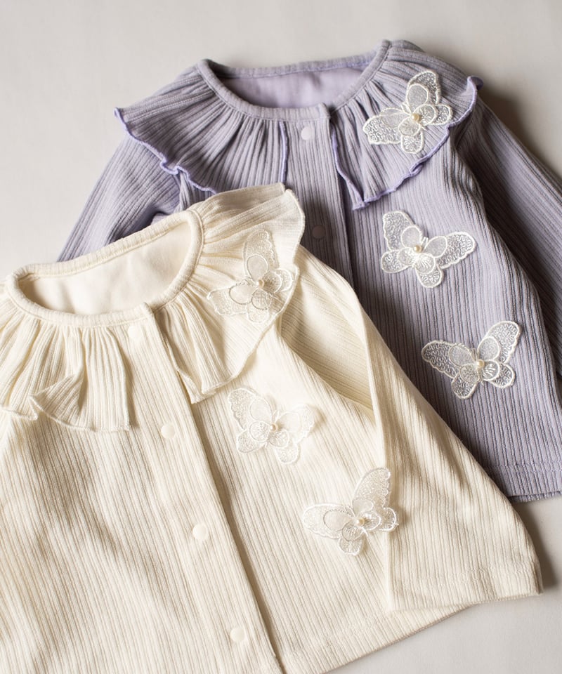 Maison de Reefur - ☆お取り置き中☆リブカーディガン mocmof モチーフ付き リブ カーディガン 622-554046 | TAKARAYA O