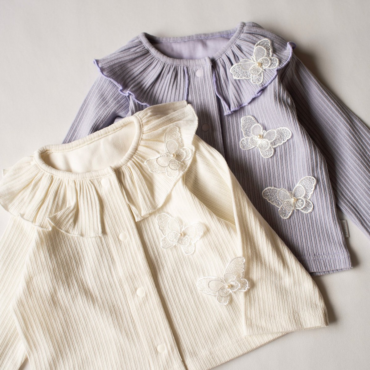 mocmof モチーフ付き リブ カーディガン 622-554046 | TAKARAYA O