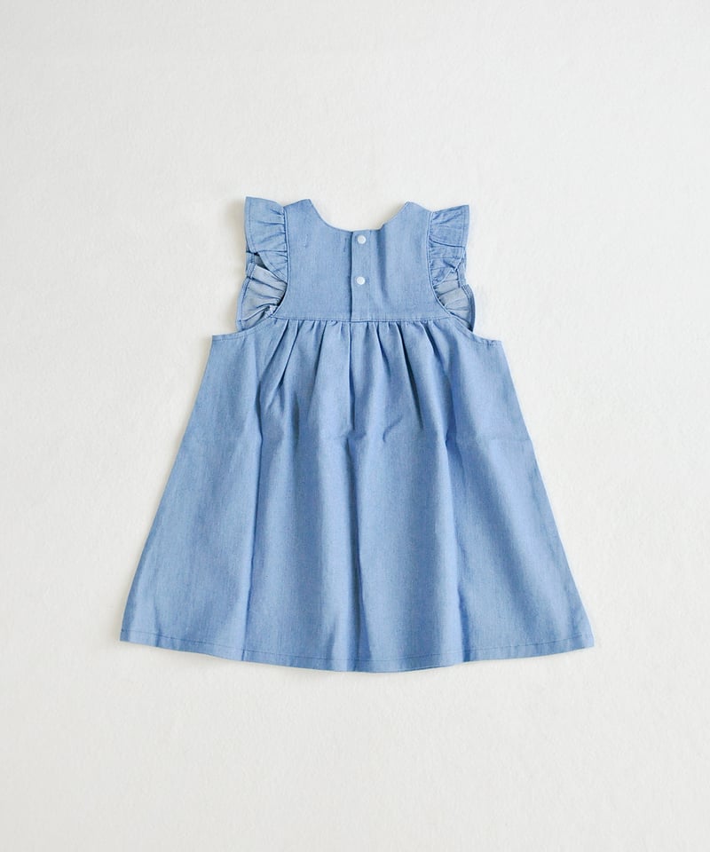 coto cotte さくらんぼ刺繍フリルワンピース 722-664038 [ 〜140cm