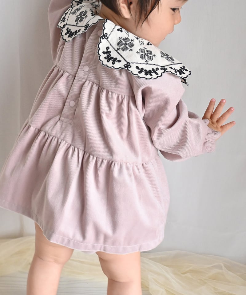 coto cotte アンティーク刺繍衿ボディドレス 722-571021 | TAKARAY