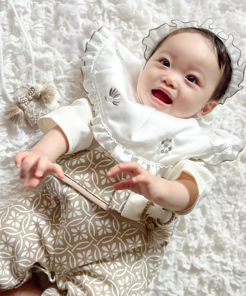 mocmof お宮参りスタイ3点セット 622-650004 | TAKARAYA ONLIN