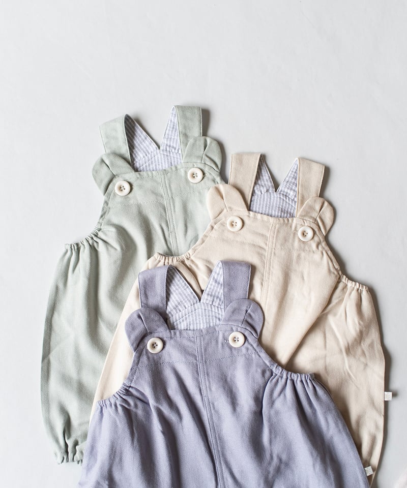 mocmof くま耳ぷっくりサロペット 622-651047 | TAKARAYA ONLIN