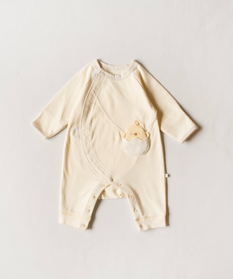 mocmof　編みアップリケかんたんロンパース　622-651048