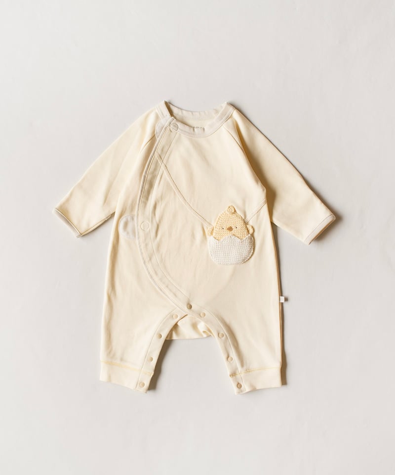 mocmof 編みアップリケかんたんロンパース 622-651048 | TAKARAYA O