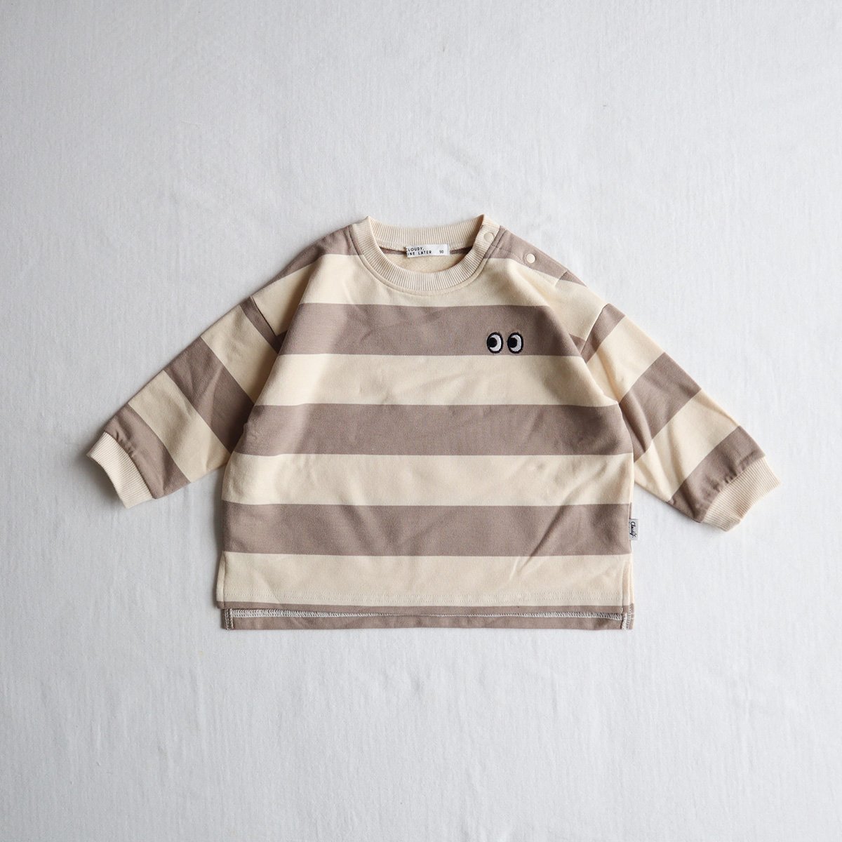 CLOUDY, FINE LATER KODOMOボーダー厚手ロンT 522-572006 |