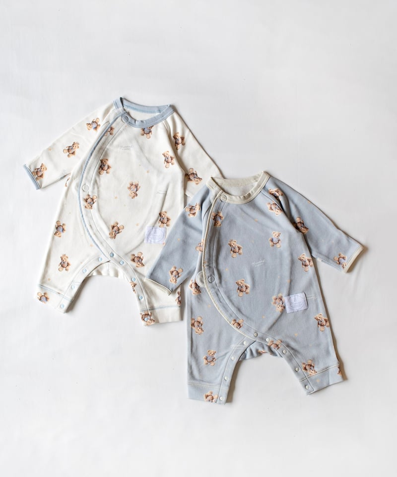 mocmof ロイヤルベア柄かんたんロンパース 622-651043 | TAKARAYA O