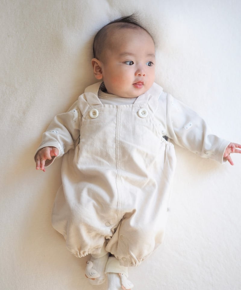 mocmof くま耳ぷっくりサロペット 622-651047 | TAKARAYA ONLIN