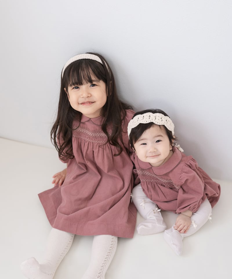 coto cotte コール天スモッキング刺繍ワンピース 722-576033 | TAKAR