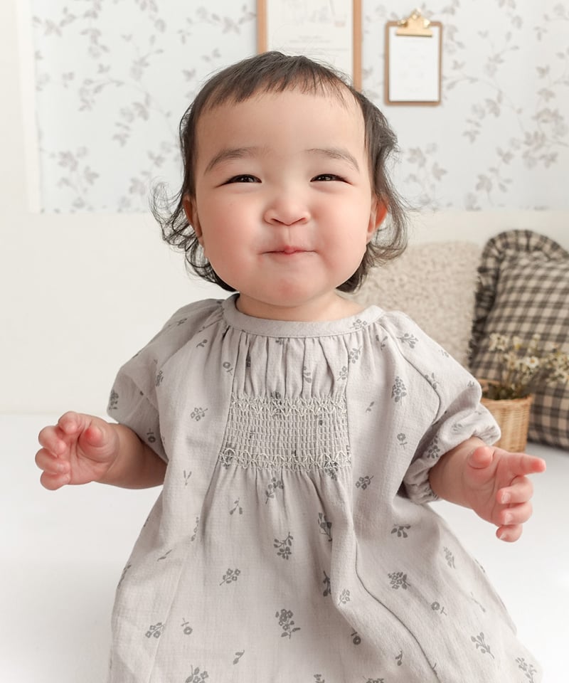 coto cotte スモッキング刺繍ミルキースーツ 722-661012 | TAKARAY
