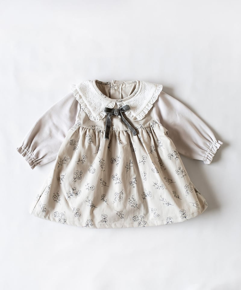 momof おめかし花柄ロンパース 622-576218 | TAKARAYA ONLINE