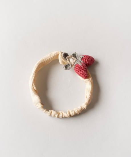 mocmof　編みモチーフ付きヘアバンド　622-651053
